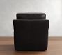 Tyler Square Arm Leather Swivel Chair