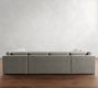 Big Sur Roll Arm Slipcovered U-Shaped Sectional (145")