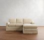 Buchanan Square Arm Slipcovered Chaise Sectional (91"&ndash;107")