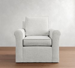 Cameron Roll Arm Slipcovered Chair