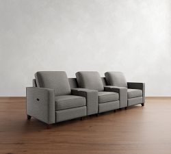 Cameron Square Arm Power Reclining Sofa (68"&ndash;125")