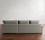 Canyon Roll Arm 3-Piece L-Shaped Wedge Sectional (129")
