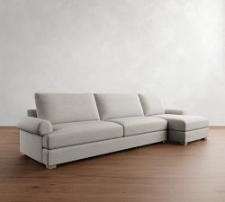 Canyon Roll Arm Chaise Sectional (121"&ndash;165")