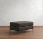 Jake Leather Ottoman