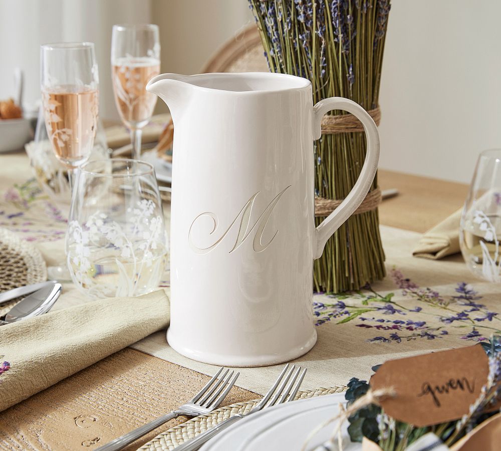 Monique Lhuillier Arles Pitcher by Pottery Barn