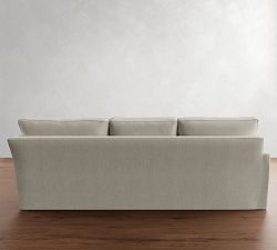 Pearce Square Arm Slipcovered 2-Piece L-Shaped Sectional (110")