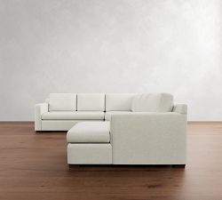 Shasta Square Arm 4-Piece Wedge Sectional (133")
