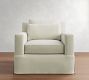 York Square Arm Deep Seat Slipcovered Chair