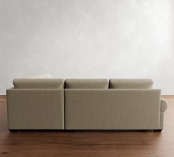 Big Sur Roll Arm 3-Piece L-Shaped Sectional (115")