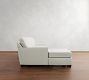 Buchanan Square Arm Reversible Chaise Sectional (84")