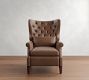 Champlain Tufted Roll Arm Leather Chair