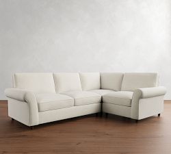 PB Comfort Roll Arm 3-Piece Sectional (108")