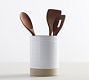 Quinn Handcrafted Stoneware Crock Utensil Holder