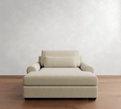 Big Sur Roll Arm Deep Seat Chaise Lounge