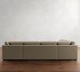 Big Sur Roll Arm U-Shaped Sectional (145")