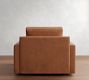 Big Sur Square Arm Deep Seat Leather Swivel Chair