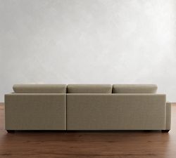 Big Sur Square Arm Deep Seat Return Bumper Sectional (120"&ndash;152")