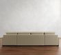 Big Sur Square Arm Double Chaise Sectional (146"&ndash;198")