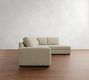 Big Sur Square Arm Return Bumper Sectional (114"&ndash;146")