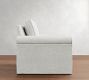 Cameron Roll Arm Slipcovered Swivel Chair