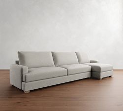 Canyon Square Arm Chaise Sectional (118"&ndash;162")