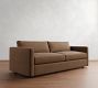 Carmel Slim Arm Leather Sofa (56"&ndash;116")