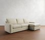 Pearce Modern Square Arm Chaise Sectional (102"&ndash;132")