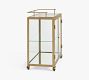 Vitrine Metal Bar Cart (32")