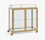 Vitrine Metal Bar Cart (32")