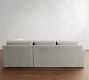 Big Sur Roll Arm Slipcovered Bumper Sectional (115")