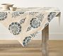 Bloom Embroidered Cotton Table Throw