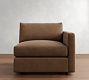 Build Your Own Carmel Slim Arm Leather Sectional