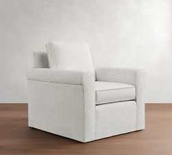 Cameron Roll Arm Slipcovered Chair