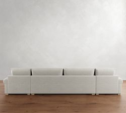 Canyon Roll Arm Double Chaise Sectional (155"&ndash;209")