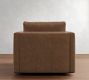 Carmel Slim Arm Leather Swivel Chair
