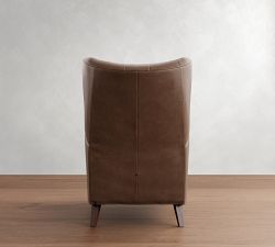 Champlain Tufted Square Arm Leather Recliner