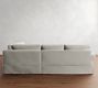 PB Comfort Roll Arm Slipcovered 3-Piece Wedge Sectional (117")