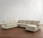 Pearce Roll Arm 4-Piece Wedge Chaise Sectional (147")