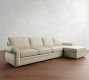 Pearce Roll Arm Chaise Sectional (110"&ndash;150")