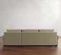 Big Sur Roll Arm Deep Seat Chaise Sectional (115"&ndash;158")