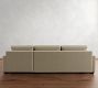 Big Sur Square Arm Deep Seat Chaise Sectional (105"&ndash;147")