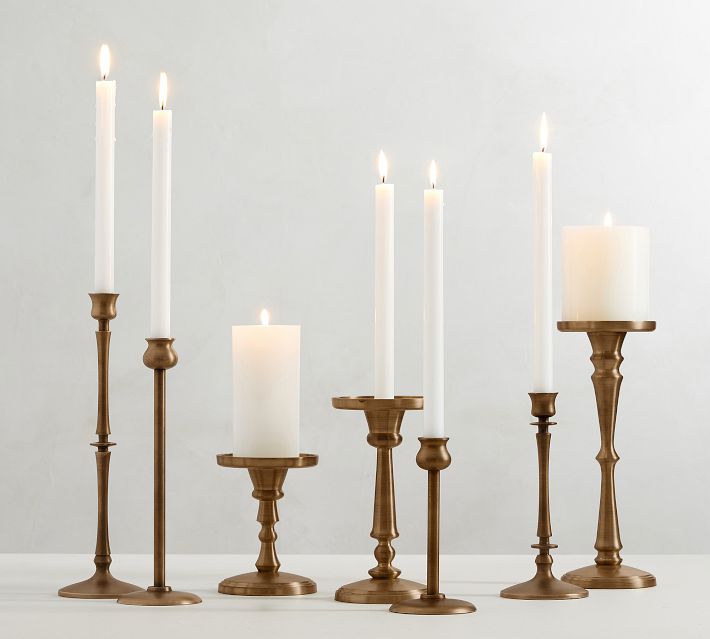 Pottery Barn キャンドルホルダーセット Booker Candlesticks - Set of 4 | Candle Holder | Pottery Barn