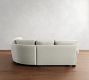 Buchanan Roll Arm 3-Piece Curved Wedge Sectional (100")
