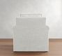 Cameron Roll Arm Slipcovered Swivel Chair