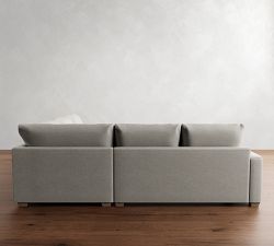 Canyon Square Arm 3-Piece L-Shaped Wedge Sectional (126")