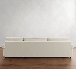 PB Comfort Roll Arm Chaise Sectional (106"&ndash;132")