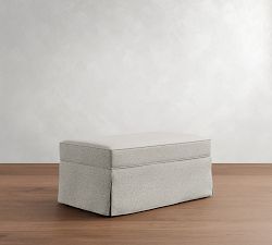 PB Comfort Slipcovered Ottoman and a Half
