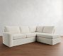 Pearce Square Arm Slipcovered Return Bumper Sectional (110"&ndash;140")
