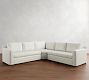 Shasta Square Arm 3-Piece L-Shaped Wedge Sectional (105"&ndash;110")