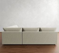 Union Armless 3-Piece L-Shaped Sectional (107")